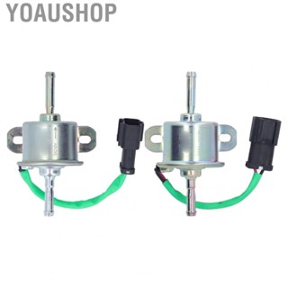 Yoaushop  Fuel Pump  8mm Connector 129612‑52100 Universal Design Alloy Steel Electric Fuel Pump  for 3TNV84 3TNV88 4TNV84