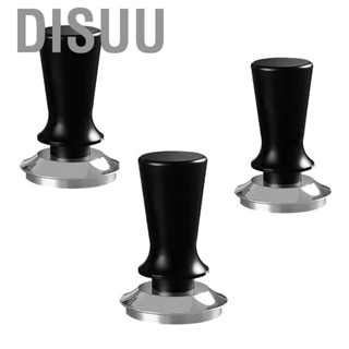 Disuu Elastic Coffee Tamper Stainless Steel Constant Pressure Spring Coffee Tamper 2nd Generation Black