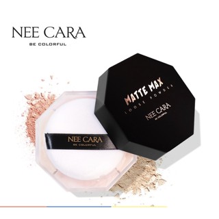 NEE CARA MATTE MAX LOOSE POWDER 4 COLORS แป้งฝุ่นคุมมัน แป้งโปร่งแสง แป้ง เนื้อแมท คุมมัน 4สี N150**ของแท้ พร้อมส่ง