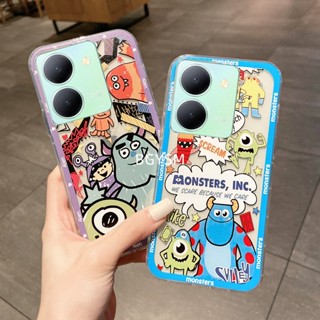 พร้อมส่ง เคสโทรศัพท์ซิลิโคน ใส แบบนิ่ม ลายเอเลี่ยน มอนสเตอร์ สําหรับ VIVO Y27 4G 5G Y36 4G 5G Y02t 2023 Y275G