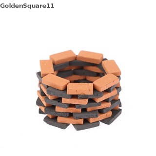 Goldensquare โมเดลอิฐจิ๋ว DIY สําหรับตกแต่งบ้านตุ๊กตา 50 ชิ้น