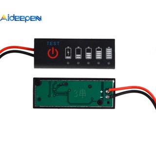 Aideepen เครื่องทดสอบระดับแบตเตอรี่ 3.7V-29.4V 1S-7S 18650 Lipo Li-ion