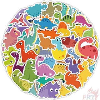 ❉ Q Dinosaur Series 01 Stickers ❉ 60Pcs/Set DIY Fashion Decals Doodle Stickers