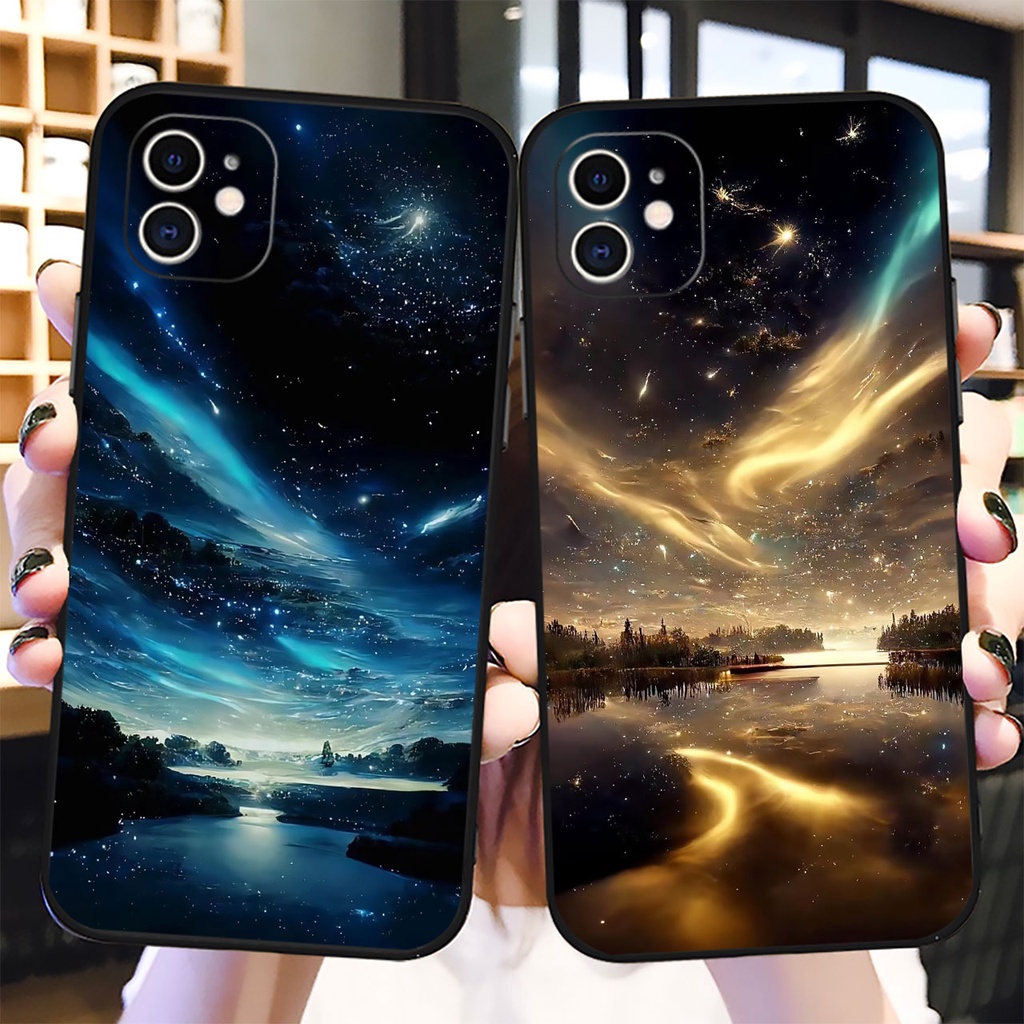 สําหรับ OPPO A37 A39 A57 2016 2022 A57S A71 Soft Silicoen เคสโทรศัพท์ฝาครอบ Night View
