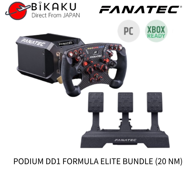 【ส่งตรงจากญี่ปุ่น】Fanatec Podium Dd1 Formula Elite Bundle (20 Nm) อุปกรณ์เสริมเกมแข่งรถ สําหรับ Xbox และ Pc
