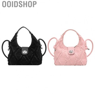 Ooidshop Women Shoulder   Reinforced Shoulder Strap Shoulder Bag Elegant Portable Metal Locking Buckle Large   for Daily