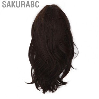 Sakurabc Women Wigs  Breathable Wigs with Bangs Cosplay  for Home for Women