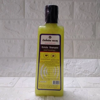 ECTOTIC,ECTODERM แชมพูสำหรับสุนัขและแมว ลดอาการคัน ปัณหาผิวหนัง และกกำจัดเห็บหมัด ขนาด 325 ml.