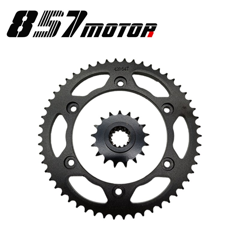 เฟืองโซ่ด้านหน้าและด้านหลังสําหรับ Honda CBR250 MC19 CBR250RR 1988-1989 อุปกรณ์เสริมรถจักรยานยนต์