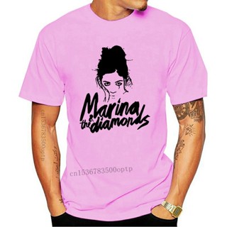 เสื้อยืดลําลอง สําหรับผู้ชาย แขนสั้น คอกลม พิมพ์ลาย Marina And The Diamonds Comfortsoft ขนาด Sxxxl 4XL 5XL 6XL