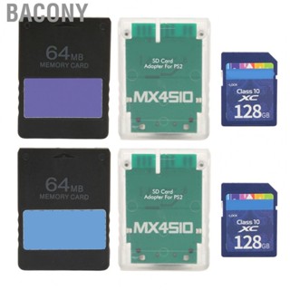 Bacony Console Storage Card   Universal Gaming Card Adapter Portable Stable 64MB FMCBV1.966  for Video Game