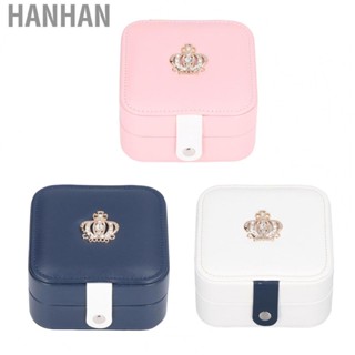 Hanhan Travel Jewelry Case  Jewelry Box Simple Style  for Rings