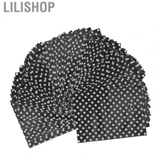 Lilishop Goodie Bags  100Pcs Black White Dots Gift Bags  for Trade Shows