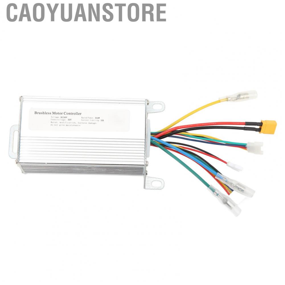 Caoyuanstore ตัวควบคุมไฟฟ้าตัวควบคุมความเร็วแบบไร้แปรงอันทรงพลังสำหรับ E-Scooter 36V 16A