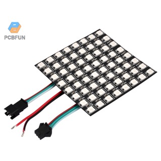 Pcbfun Smd5050 Rgb โมดูลแผงไฟ Led ตั้งโปรแกรมได้ Dc5v สําหรับ Ws2812b