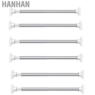 Hanhan Retractable Rack Clothes Hanger Holder Hole Free Installation for Bathroom Balcony