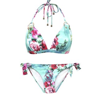 Annebra Cruise ชุดว่ายน้ำ บิกินี่ ทูพีช Two Piece Swimsuit รุ่น 9-464/9-467 ลายพิมพ์สีเขียว