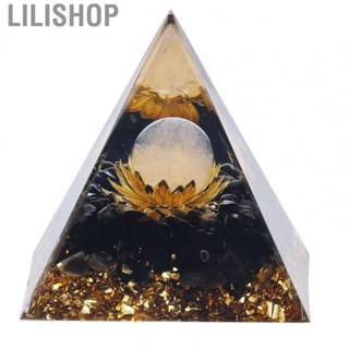 Lilishop Deryang Power Stone Pyramid Orgone Pyramid Exquisite Gravel Gift