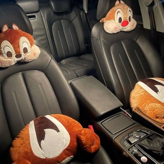 Cartoon Chipmunk Chip N Dale Automotive Headrest Seat Neck Pillow Car Waist Pillow Lumbar Support Pillow Cute Car Cushion 9DIZ