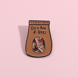 เข็มกลัดโลหะ รูป A Back of Dicks Enamel Pins สร้างสรรค์ เครื่องประดับ สําหรับเพื่อน