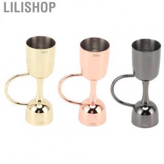 Lilishop Double Sided Cocktail Bell Jigger Stainless Steel Dual End  Measuring Cup Jigger for Bar Bartender