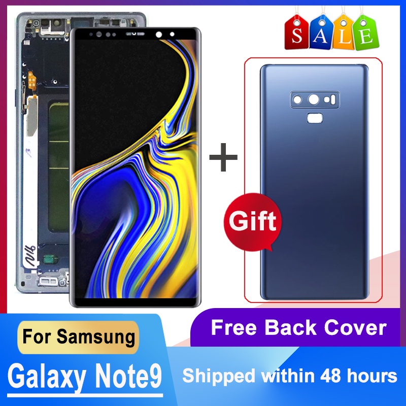 หน้าจอสัมผัสดิจิทัล LCD 6.4 นิ้ว สําหรับ Samsung Galaxy Note 9 Note9 N960 SM-N960F N9600