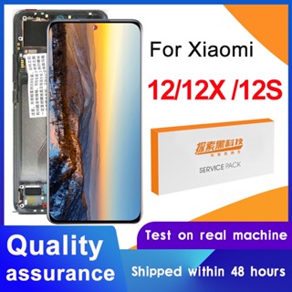 อะไหล่หน้าจอสัมผัสดิจิทัล LCD 6.28 นิ้ว AMOLED แบบเปลี่ยน สําหรับ Xiaomi 12 LCD Xiaomi 12S Xiaomi 12X