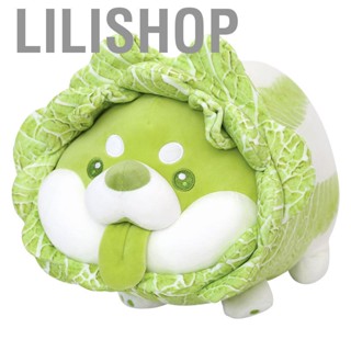 Lilishop Vegetables Dog Hugging Pillow Cute Soft Decorative Cabbage Dog  Toy for Home