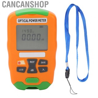 Cancanshop Mini Fiber Power Meter  Sensitive  ‑70 To +10dBm ABS Fiber Optic Power Tester  for Testing