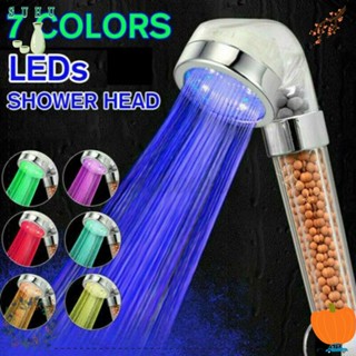 Suhu ไฟ LED ฝักบัวอาบน้ํา ประหยัดน้ํา สปา ห้องน้ํา ที่มีสีสัน เปลี่ยนสีด้วยมือ