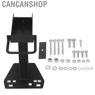 Cancanshop Spare Tire Mount Corrosion Resistant Complete Steel Durable Heavy Duty Spare Tire Mount Bracket Reinforced with Fittings