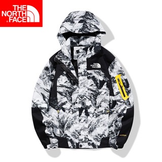 The North Face แจ็คเก็ตภูเขาหิมะ แจ็คเก็ตกันน้ำสำหรับผู้ชาย เสื้อเบลเซอร์สำหรับสุภาพสตรี แจ็คเก็ตปีนเขากลางแจ้ง