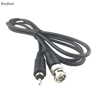 &lt;Redhot&gt; Bnc Male to RCA Male Coax สายเคเบิ้ลอะแดปเตอร์เชื่อมต่อ สําหรับกล้องวงจรปิด DVR ลดราคา