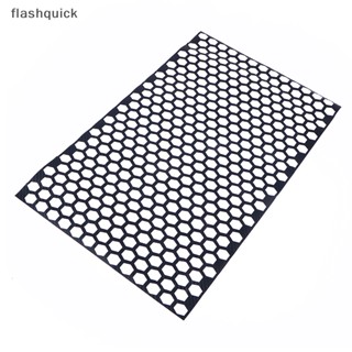 Flashquick สติกเกอร์แฟชั่น ลายรังผึ้ง สําหรับติดตกแต่งรถยนต์