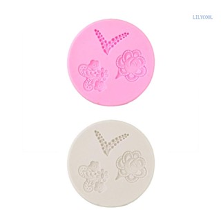 【CH*】แม่พิมพ์ ลายดอกไม้ สําหรับตกแต่งเค้กพุดดิ้ง เบเกอรี่ DIY