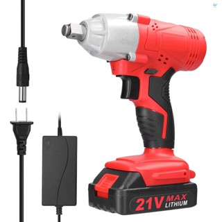 Hgt ประแจไฟฟ้าไร้สาย 21V มอเตอร์ควบคุมความเร็ว แรงบิดสูง อุปกรณ์ติดตั้ง