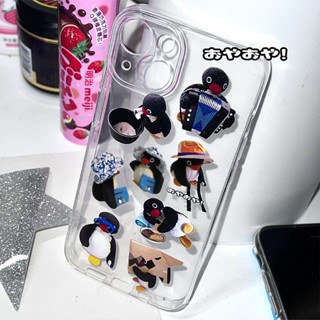 เคสโทรศัพท์มือถือ ลายตุ๊กตาเพนกวินน่ารัก สําหรับ iPhone