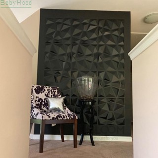 【Big Discounts】Wall Panel Wall Covering Waterproof Decorative Decorative Interior Matte Black#BBHOOD