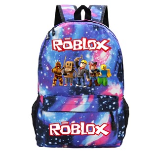 Roblox กระเป๋าเป้สะพายหลัง กระเป๋านักเรียน กระเป๋าแล็ปท็อป กระเป๋านักเรียน ขนาดใหญ่ สําหรับเด็กผู้ชาย และเด็กผู้หญิง