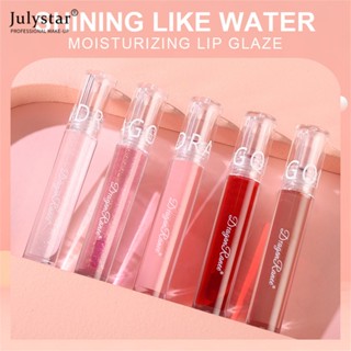 JULYSTAR Shining Like Water Moistutizing Lips Gloss Liquid Lipstick บำรุงริมฝีปาก