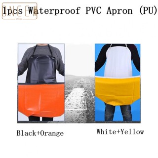 【ONCEMOREAGAIN】Lightweight Waterproof Work Protective Apron PVC Protective Oil Resistant Apron