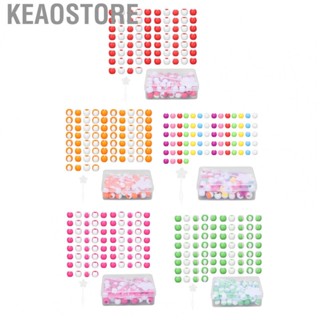 Keaostore Hair Cuffs  Various Beads Multipurpose Adjustable for Jewelry Bracelets Making Braids