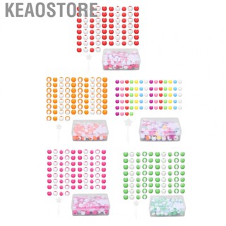 Keaostore Hair Cuffs  Various Beads Multipurpose Adjustable for Jewelry Bracelets Making Braids