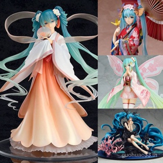 โมเดลตุ๊กตาฟิกเกอร์ Kdpp Shipping In Time: Hatsune miku Figure miku Kimono Snow Sakura Butterfly Princess ขยับได้ สําหรับตกแต่ง