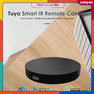 Tuya Smart Wifi รีโมทคอนโทรลอินฟราเรดสากล Ir การเรียนรู้และฟังก์ชั่นการคัดลอก การเชื่อมโยงอัจฉริยะทำงานร่วมกับ Alexa และ Google Assistant canyon