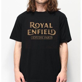 การออกแบบเดิมROYAL ENFIELD เสื้อยืด คอกลม เกรดพรีเมียม มอเตอร์ไซต์ วินเทจ คาเฟ่เรเซอร์ CAFERACER CHOPPER VINTAGE VT004 คลาสสิคS-5XL