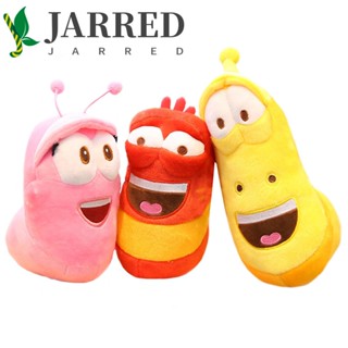 Jarred ของเล่นตุ๊กตาหนอนหนอนสีแดง/สีเหลืองสําหรับวันเกิด/แมลง/แมลง