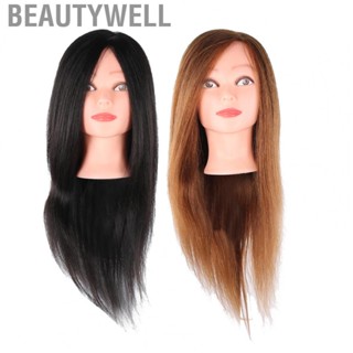 Beautywell Mannequin Head  60 - 65cm Length Cosmetology Manikin Hair Practice Professional for Hairdressing Teachers Students Barbers Hairstylists