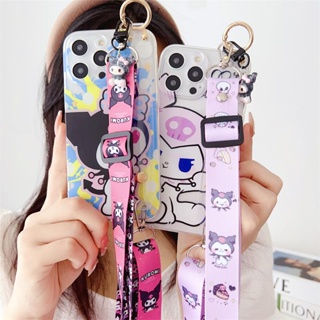 เคสโทรศัพท์มือถือ พร้อมสายคล้อง สําหรับ Apple iPhone 7 8 6 6S Plus X XS MAX SE