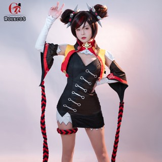 Yuanshen cos เสื้อผ้าคอสเพลย์ วิกผมปลอม สไตล์สาวหวาน